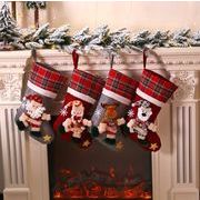 クリスマス  靴下  ギフトバッグ  プレゼント袋  オーバーサイズ  装飾  撮影用具  4色