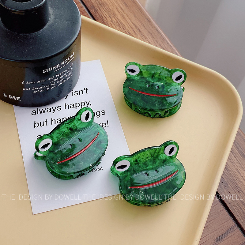 ꫛꫀꪝ【カエルさん】ベビーヘアクリップ　キッズヘアクリップ　ヘアピン ꫛꫀꪝ【カエルさん】ベビーヘアクリップキッズヘアクリップヘアピン