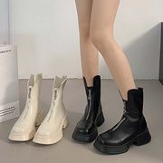 【2023秋新作】韓国風レディース　秋 　ショートブーツ　オシャレ　シューズ　靴