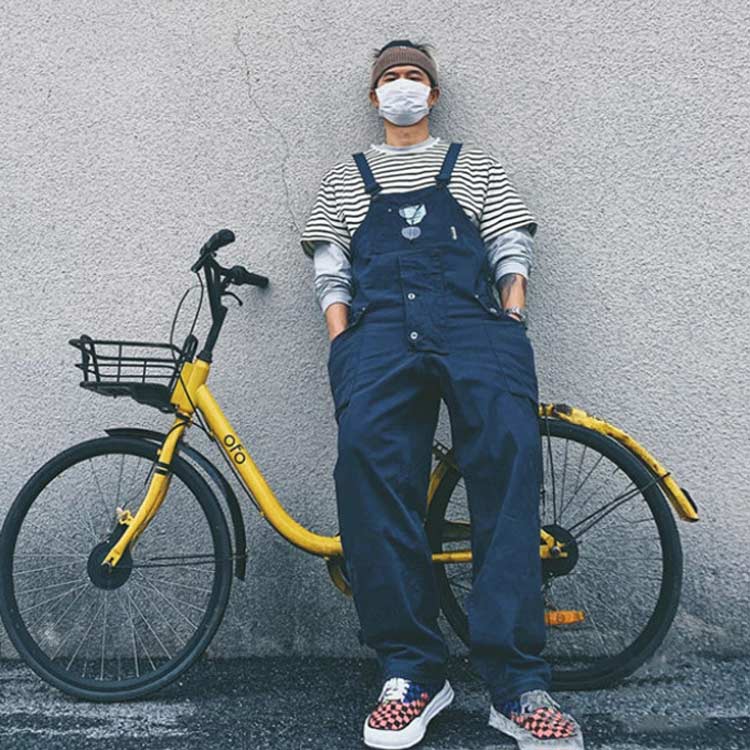 オーバーオール メンズ オールシーズン サロペット 男性 男 作業