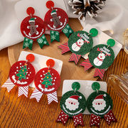 全4色 シルバー925針のキュートなクリスマスシリーズのピアス 女性 アクセサリー クリスマスプレゼント