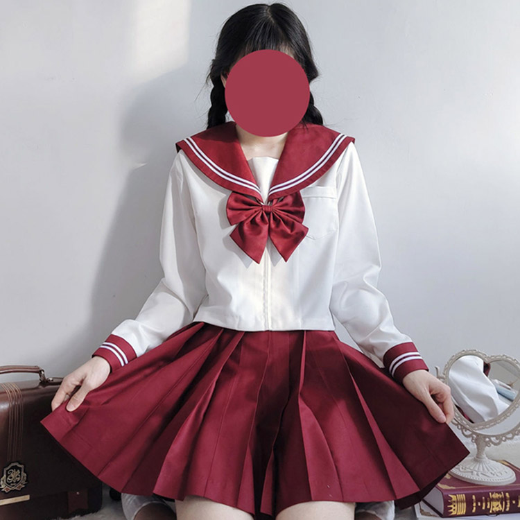 セーラー服 女子制服 JK制服 コスプレ コスチューム 高校生 3点セット リボンタイ セ 個人事業主 allure | 卸売・  問屋・仕入れの専門サイト【NETSEA】