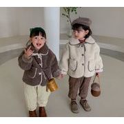 2022秋冬新作 韓国風子供服 コート子羊の毛 厚手 ベビー服 外套 カジュアル 2色90-140CM
