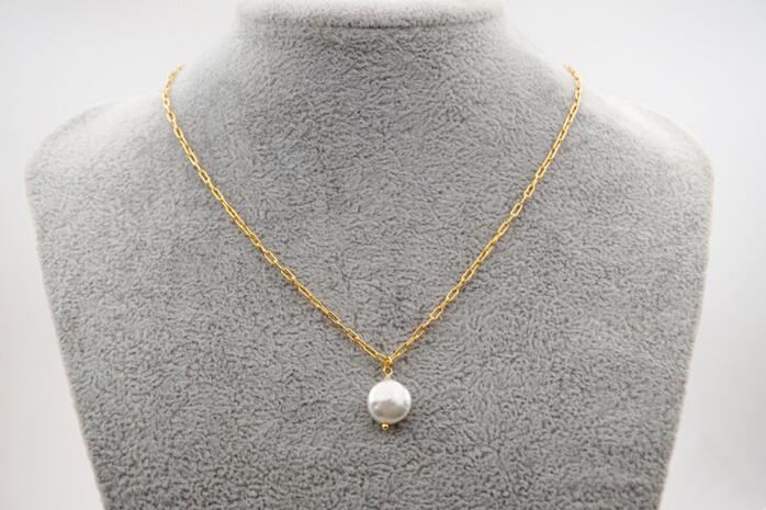 真珠 ネックレス 夏の人気 レディースネックレス 真珠鎖骨チェーン
