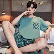 パジャマ  メンズ   半袖   パジャマ  韓国風  ルームウェア  部屋着  ファッション 人気