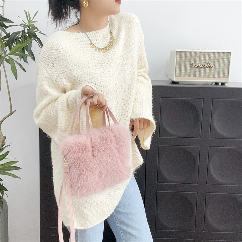 YOUHEE zia ジア 韓国 ファー ハート バッグ FUR BAG