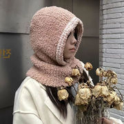 レディース帽子　ニットキャップ　バラクラバ　韓国ファッション　秋冬　全5色