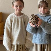 【2023秋新作】韓国風子供服 ベビー服 キッズ 男女兼用 もこもこセーター ニット 冬