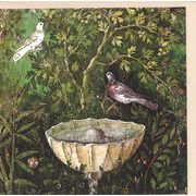 グリーティングカード アート ポンペイ「噴水と鳥」 名画 箔押し加工 2023新作 メッセージカード