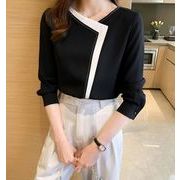 2022春秋新作 トップス 女 レディース 長袖 シャツ ブラウス インナー