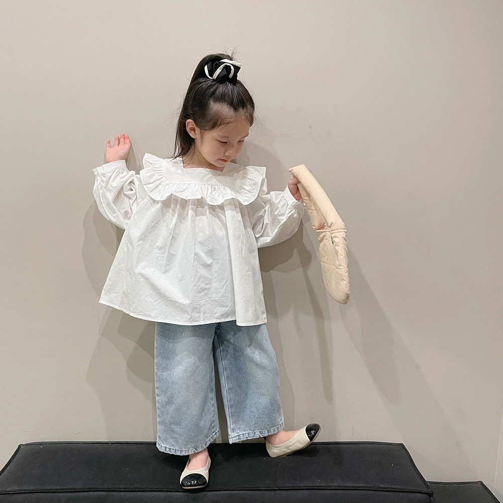 【2023早春】韓国風子供服 ベビー服 キッズ  女の子　カジュアル  長袖　ブラウス