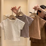 【在庫処理セール】【24H即納可】韓国風子供服 ベビー服  男女兼用 おしゃれ 短袖 トップス Tシャツ