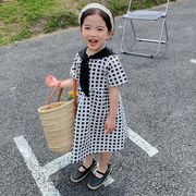 【2022春新作】韓国風子供服 ベビー服 　女の子　春秋　短袖　可愛い　ベビー服　ワンピース　