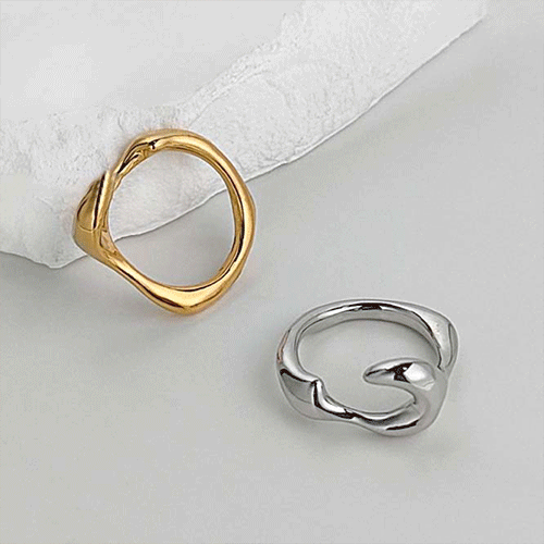 【大人風】金アレ対応素材　S925コーティング silverring  リング   指輪