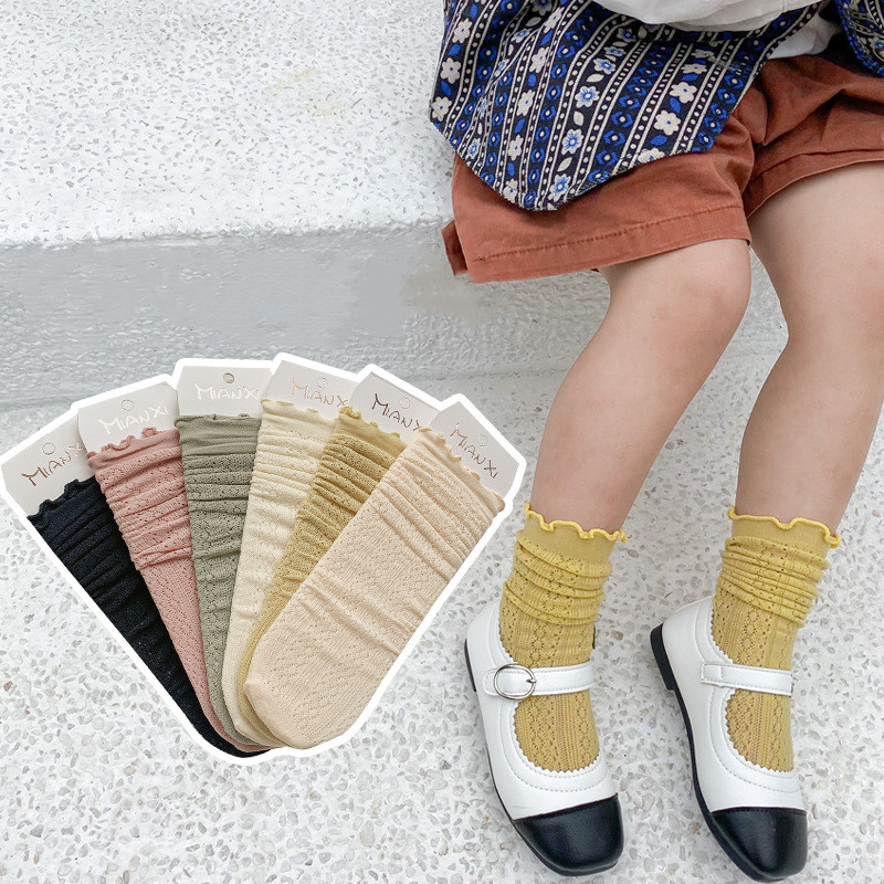 【2022春新作】韓国風子供服 ベビーソックス 　可愛い　きれいめ　ソックス　薄手靴下