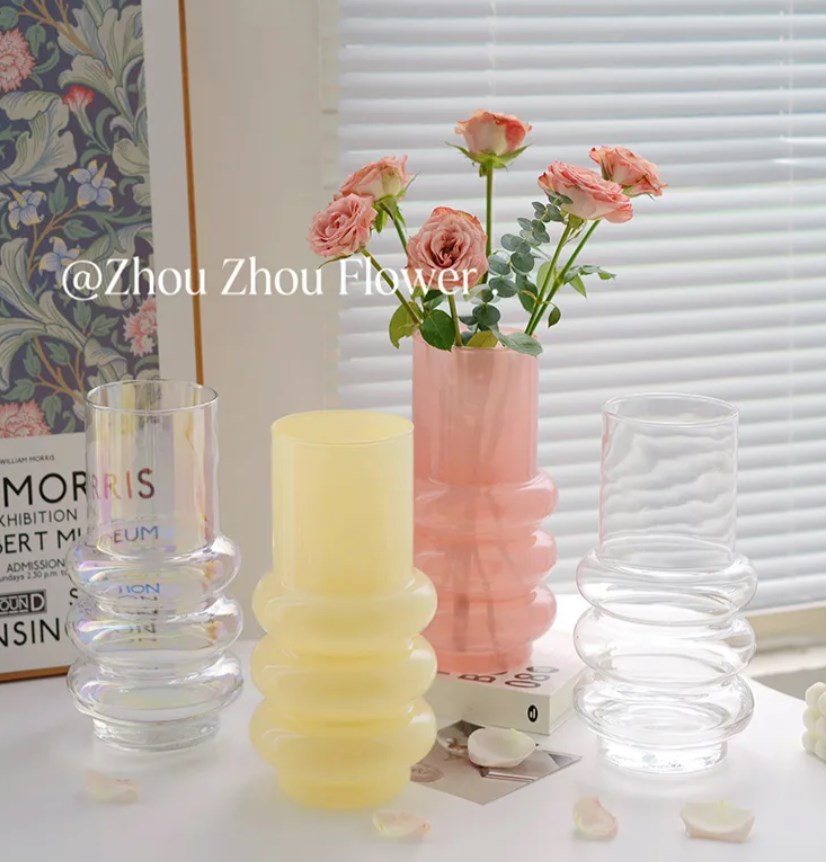 アイデア    ins風    花瓶    撮影道具    装飾    ガラス花瓶    置物