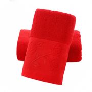 大きな赤いタオル ウェディングタオル 工場直販 32株 ウェディングギフト 赤いタオル 大人用フェイ