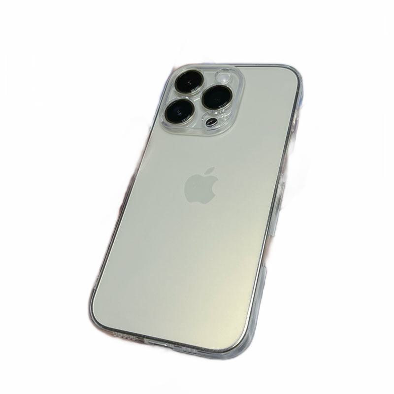 Apple 14 携帯電話ケース超薄型、高透過性 iphone15promax 落下防止 13 透明