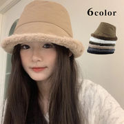 帽子　バケットハット　レディース　韓国ファッション　デザイン　秋冬　6colors
