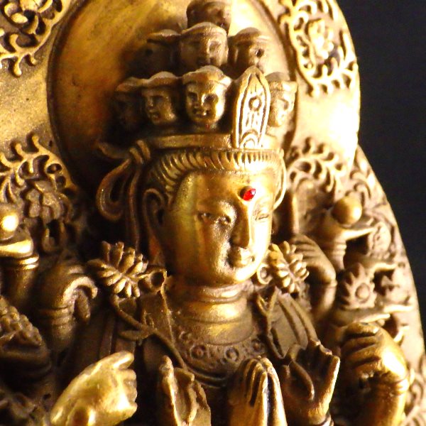 仏教美術 千手観音 銅製 仏像 彫刻 置物 開運 風水 風水 開運 インテリア)銅製「千手観音」 | 卸売・ 問屋・仕入れ