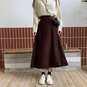 大満足のレビュー多数 韓国ファッション Aライン ニット レディース ロングスカート スリム スカート