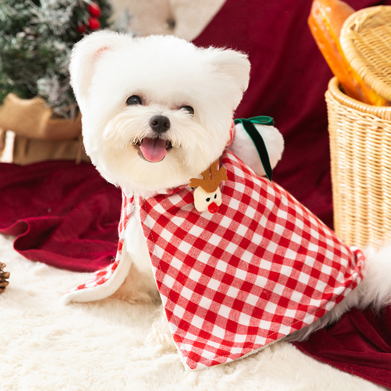 【2023秋冬新作】ペット用品   犬用マント  犬猫兼用　超可愛い  ドッグウエア    ネコ雑貨   クリスマス