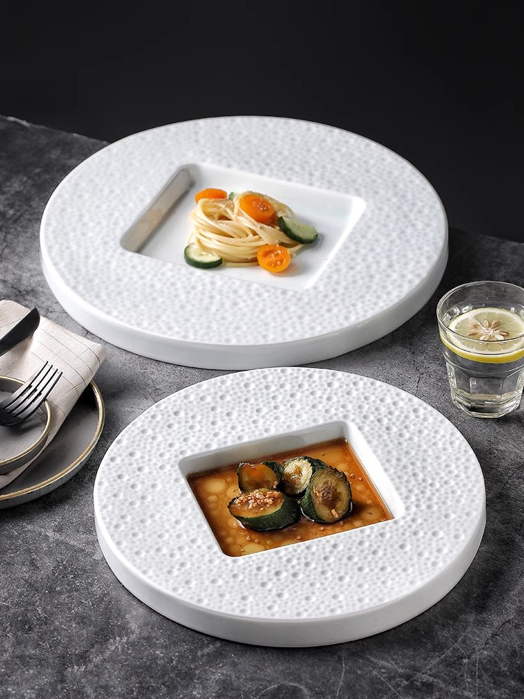 年末年始特別プライス 皿 サラダ皿 大人気 涼菜皿 洋食食皿 ホテル食器 セラミック皿 デザインセンス