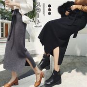 【日本倉庫即納】シャギーニットスカート レディース ボトムス 韓国ファッション