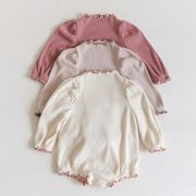 2024春新品 ベビー服 キッズ 男女兼用 長袖 ロンパース 連体服2色