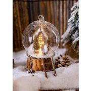 大好評レビュー続々 クリスマスプレゼント LEDライト  クリスマス飾り 微景観 ガラス玉 吊り玉