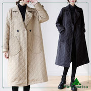 2023秋冬新作 トップス トレンチコート 中綿コート 着回しが利く 無地 韓国風 ファッション