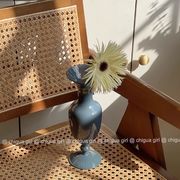 INS 人気  ガラス  花瓶  インテリア  花瓶の置物    花ざめ桶  花かご    置物を飾る  創意撮影装具