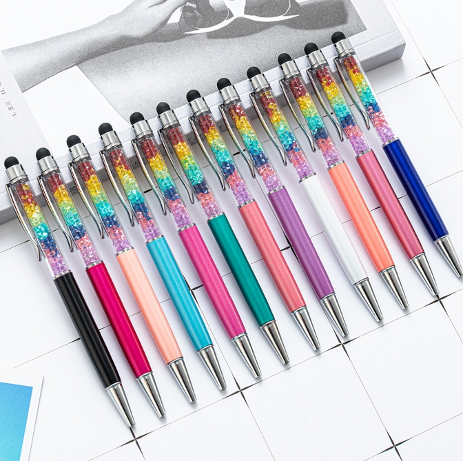 DIY文房具 タッチペン付きボールペン ビーズボールペン デコパーツ