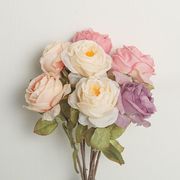 大人気 結婚式 アートフラワー バラ  造花 ブーケ  インテリア 贈り物 撮影小道具  枯れない花