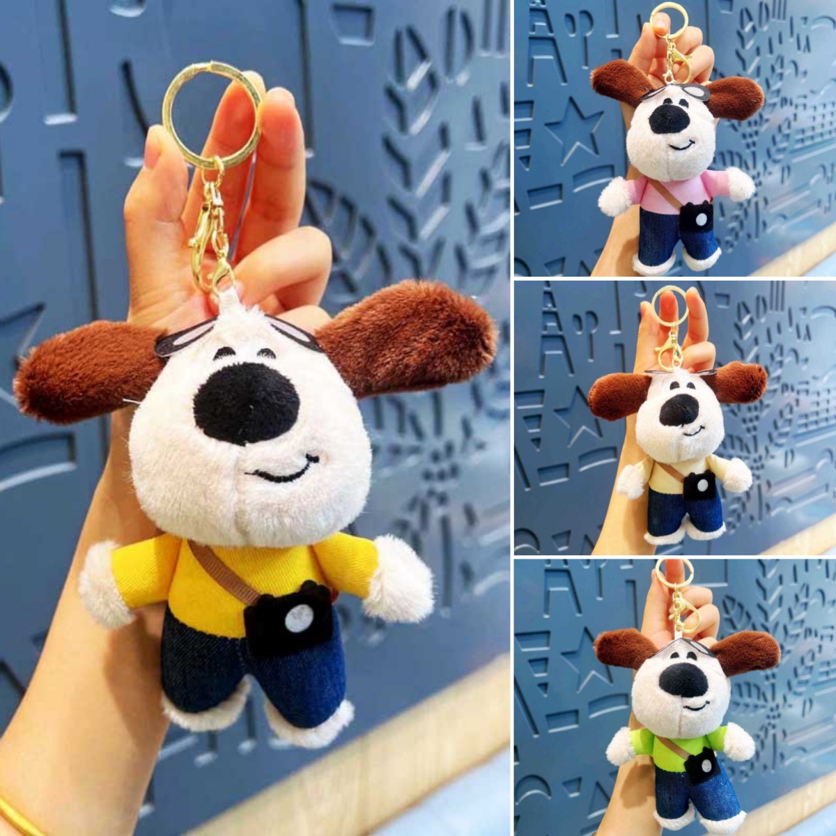 【韓国雑貨】Cosymosy ぬいぐるみ 犬 キーホルダー ハンドメイド 韓国雑貨】Cosymosy ぬいぐるみ 犬 キーホルダー ハンドメイド