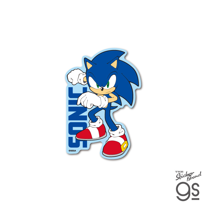 ソニック ダイカットステッカー ソニック01 SEGA セガ Sonic ソニックシリーズ キャラクター SONIC01