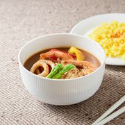 深山(miyama.) スープのカレー皿 スープボウル ホワイト(ラッカ15.5cmボウル)[美濃焼]