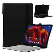 Lenovo Yoga Tab 13対応 手帳型レザーケース　ブラック