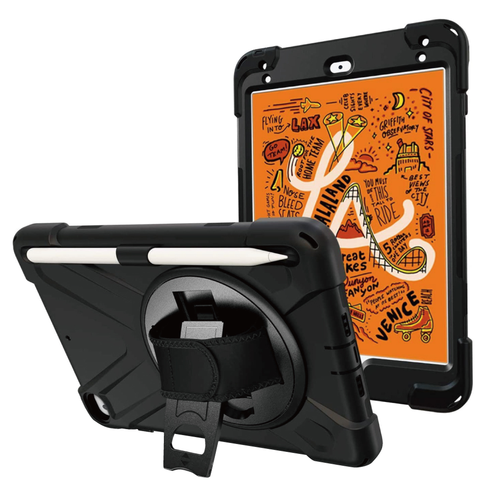 iPad mini（第5・4世代）対応 耐衝撃ケース　ブラック