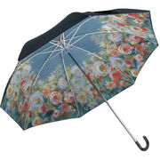 名画折りたたみ傘（晴雨兼用）アーチストブルームジョイオブガーデンＡＢ－０２７０２
