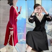 ワンピースドレスロング