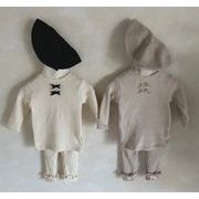 赤ちゃん   キッズ服     韓国風子供服    トップス+パンツ    2点セット    73-110cm