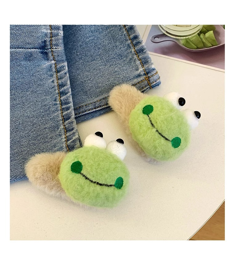 ꫛꫀꪝ【カエルさん】ベビーヘアクリップ　キッズヘアクリップ　ヘアピン ꫛꫀꪝ【カエルさん】ベビーヘアクリップキッズヘアクリップヘアピン