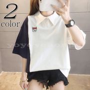 ポロシャツレディース半袖夏tシャツ?
