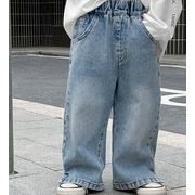 ズボン   ジーパン  INS  2024春秋新作  韓国子供服  ジーパン  ベビー服  ファッション  90-140
