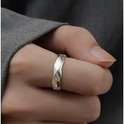 デザイン感  韓国風  気質  アクセサリー  リング  シンプル  レトロ   開口指輪  INS 大人気  レディース