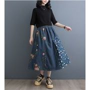 【春夏新作】ファッションスカート♪ブラック/ブルー2色展開◆