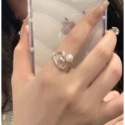 開口指輪 リング 韓国風 大人気 デザイン感 アクセサリー レディース レトロ  シンプル  INS 気質