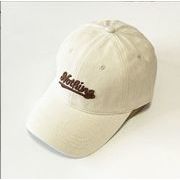 帽子 キャップ 野球帽 レディース 春 立体 刺繍 英字 カジュアル トレンド おしゃれ 人気