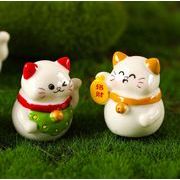 招き猫   ミニチュア  雑貨   置物     可愛い     装飾  小物  インテリア用   プレゼント  贈り物   6色